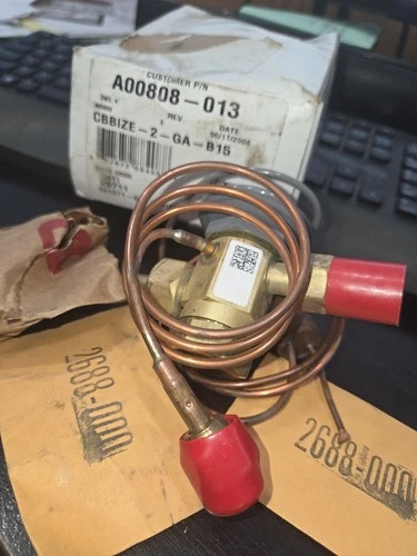 Unico A00808-013 TXV CBBIZE-2-GA-B15 23711 NEW Therm. Expansion Valve Carrier