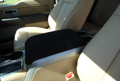 CAR CONSOLE COVERS PLUS Auto Center Armrest Cover F4 - BLACK: YOUR CONSOLE SHOULD MATCH PHOTO SHOWN