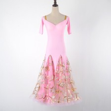 Latin Ballroom Competitio  n Dance Dress Modern Waltz Tango Standard Dress Y067