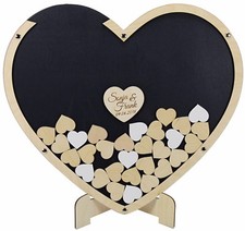 Hochzeit Gästebuch Alternative Hochzeitsgästebuch Einwurf Herz Wunschgravur Holz