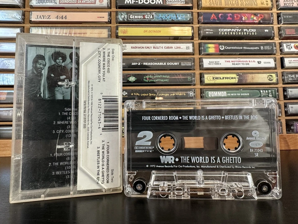 *1992 Remaster* The World is a Ghetto - War Cassette Tape | "The Cisco Kid" VG+ - Image 2 of 4