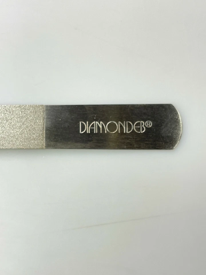 3PK Diamond Deb Manicura Lima de Uñas Superficie de Cristal AUTÉNTICA-8"" Foto 4 de 4