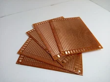 5x Pack Lot Blank Soldering Circuit Board Universal Breadboard Prototype 7x9cm