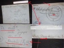 Ganzsache Marinenachrichtenschule Rantum 1944 2.WK Pirna Sylt WWII Feldpost WW2