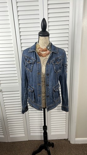 DKNY JEANS WOMEN DENIM JACKET SIZE M | eBay