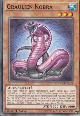 YU-GI-OH Graulien Kobra Common DOCS-DE034