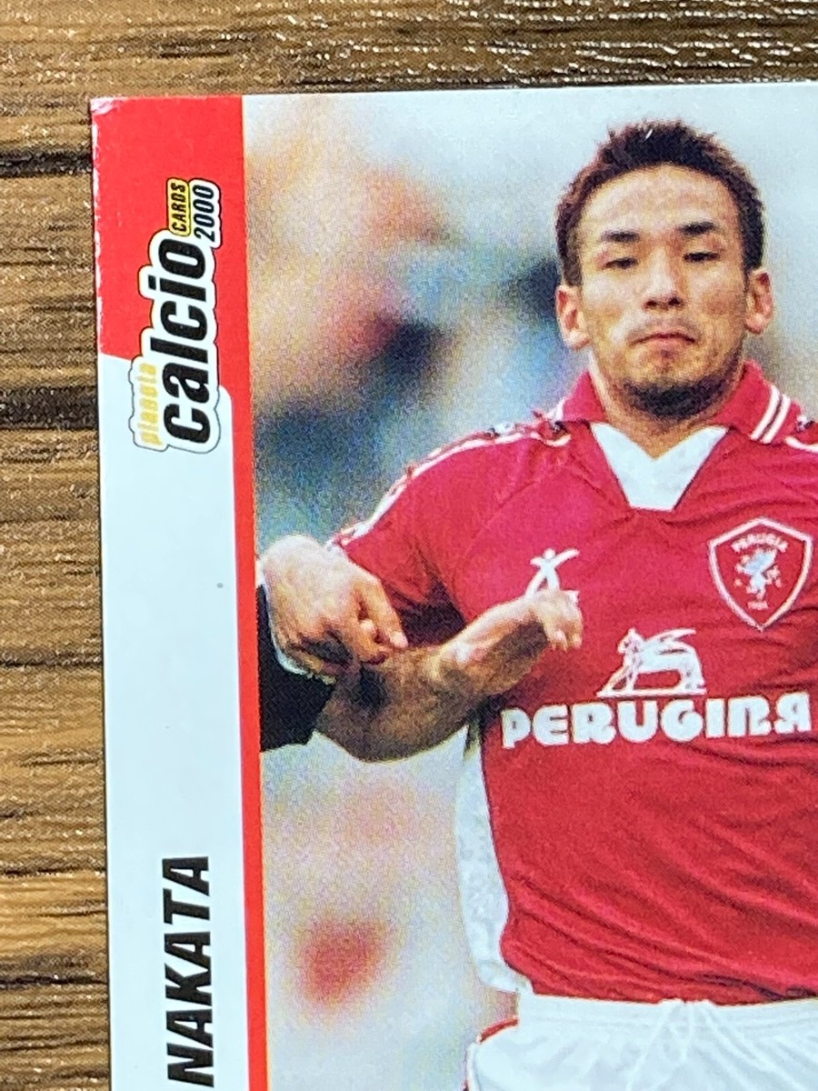 Hidetoshi Nakata Perugia Card No.189 Calcio 2000 Serie A Pianeta