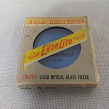 EdnaLite Gold Heritage Optical Glass Filter Series 6 80B Photo Flood New In Box