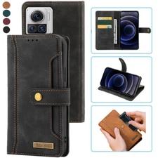 Motorola Moto X30 Pro Notebook Style Card Case,Leather Magnetic Flip Phone Case