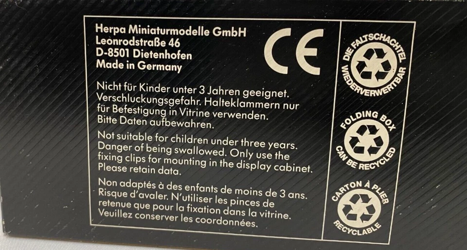 全新 旧货 法拉利 Testarossa Spyder,黄色 1: 43 比例 压铸 010313,Herpa — 第 3/4 张图片