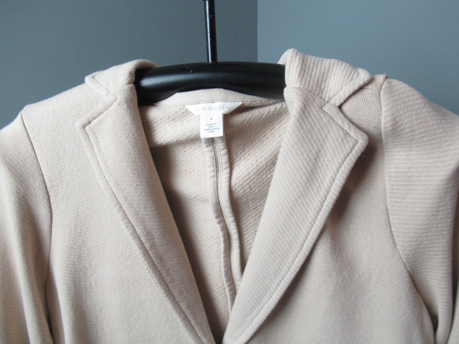 Caslow Unstructured Jacket - Size S - Tan - Cotto… - image 2