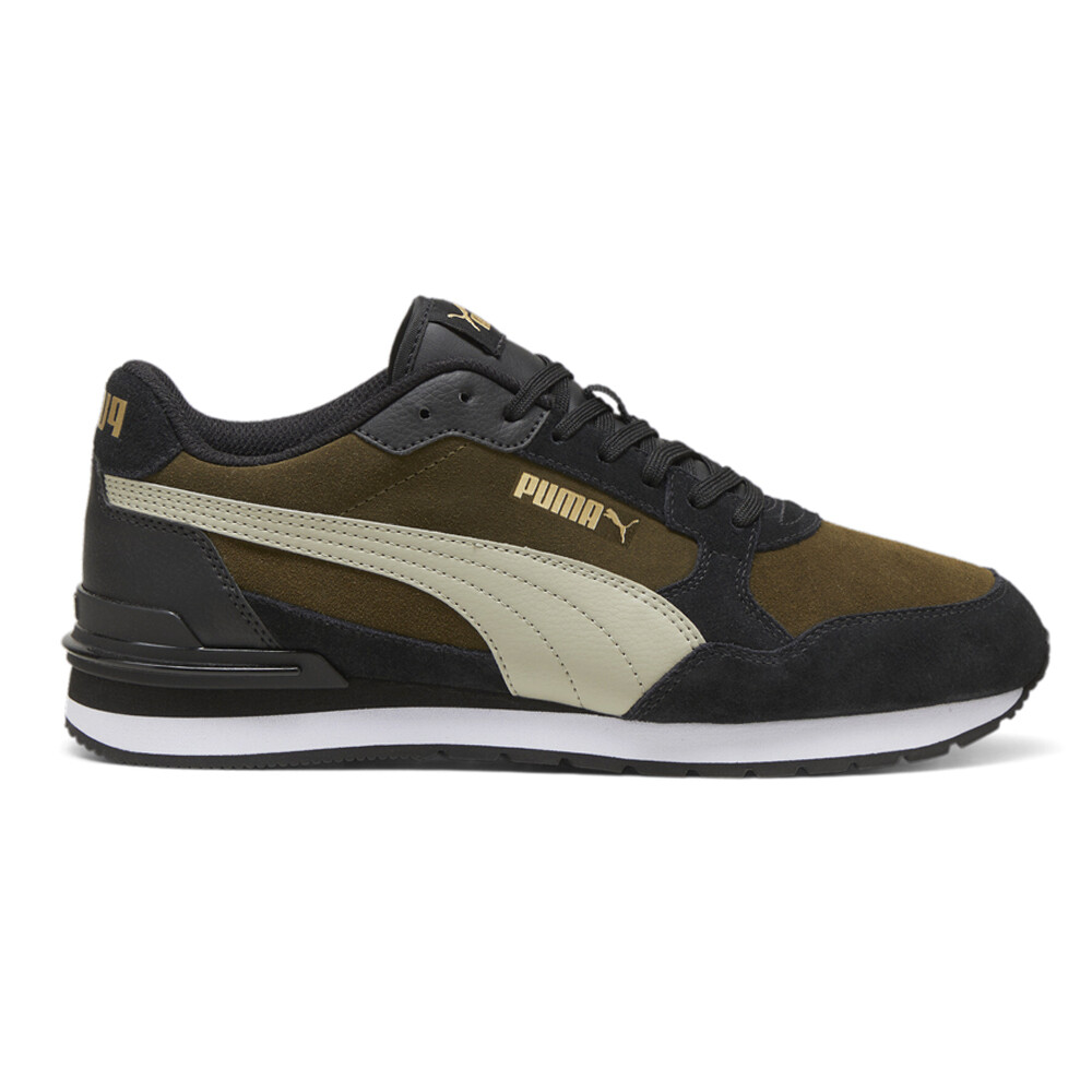 Мужские коричневые кроссовки Puma St Runner V4 Sd на шнуровке Повседневная обувь 39966506