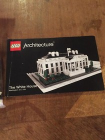 LEGO ARCHITECTURE THE WHITE HOUSE 21006 100% COMPLETE