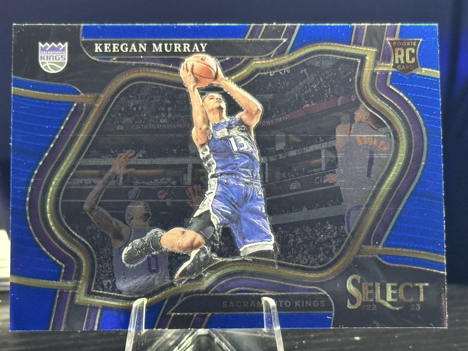 2022-23 Select Courtside Blue Prizm Keegan Murray RC #294 Kings