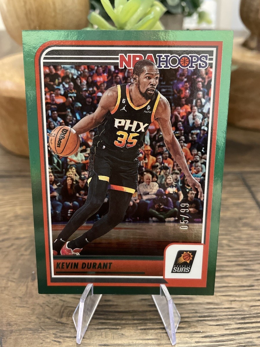 2023-24 Panini NBA Hoops Kevin Durant Tribute Green Parallel #'d