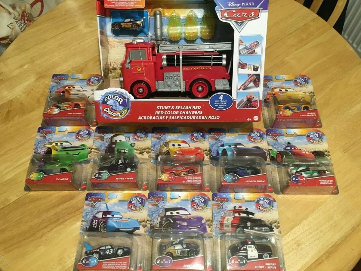 Disney Pixar Cars Colour Color Changers McQueen Mater Cruz ** 700+