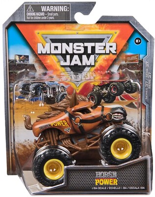 HORSE POWER Series 37 Monster Jam Spin Master Trucks Car Auto 1:64 scale