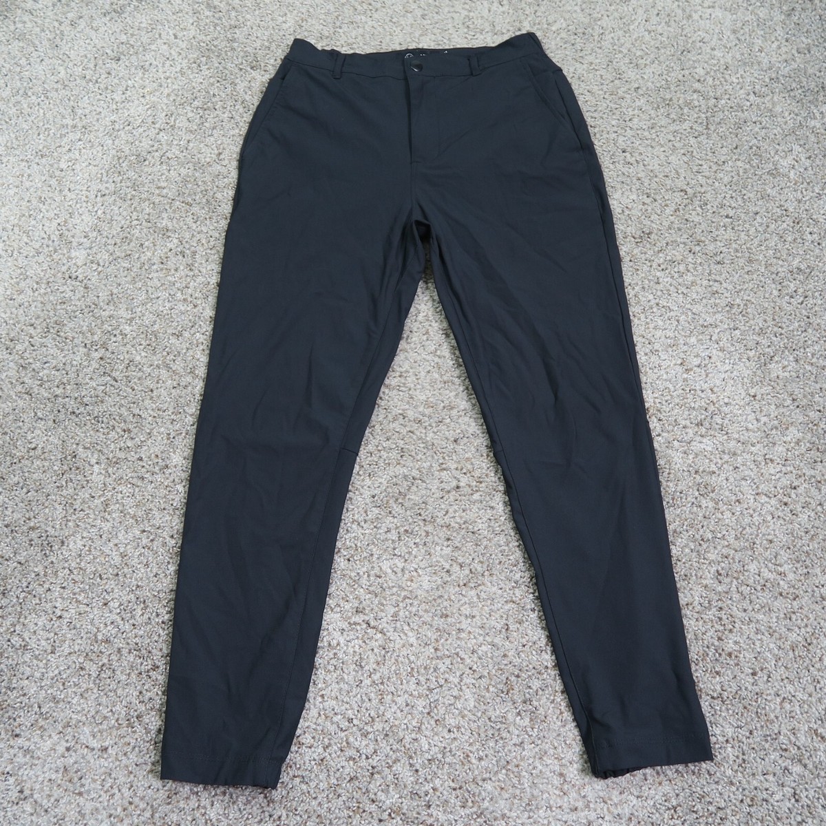 Cuts Clothing Joggers Mens Medium Black Chino AO Performance Cuts Clothing Joggers Mens Medium Black Chino AO Performance