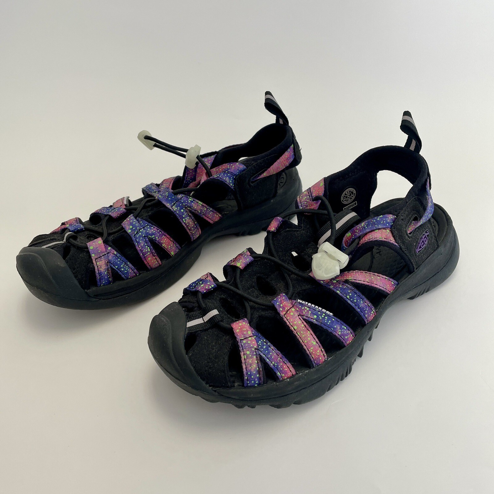 Sandali impermeabili Keen Whisper donna 6 5 blu rosa antiodore plantare anatomic