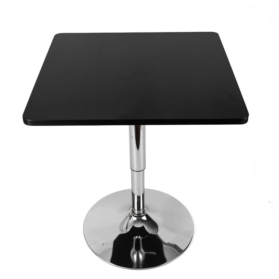 Modern Bar Table, Bar Table H?Adjustable 70-90cm, Sturdy Round Base - Image 3 of 4