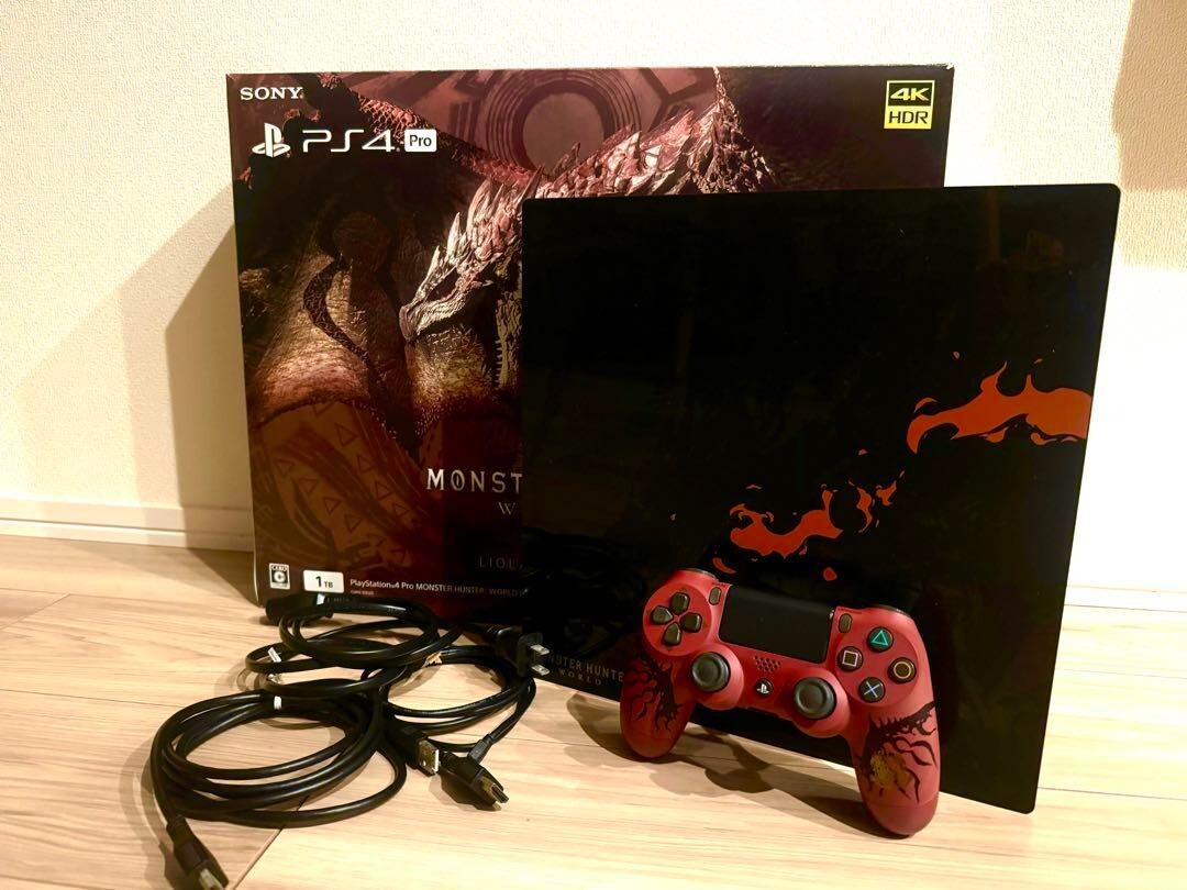 PS4 PlayStation 4 Pro Console System MONSTER HUNTER WORLD LIOLAEUS