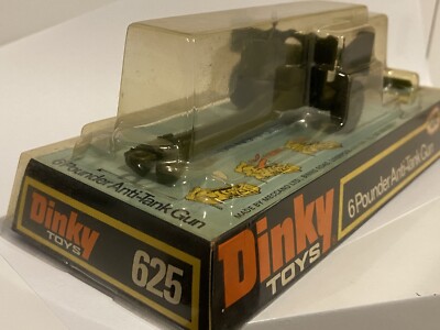DINKY 6 POUNDER Anti Tank Gun Canon 625 Made In England Comme Neuf En Boite EUR 45,00 - FR