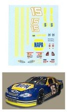 Michael Waltrip 15 NAPA 2001 1/64 scale DECAL AFX Tyco Lifelike Auto World
