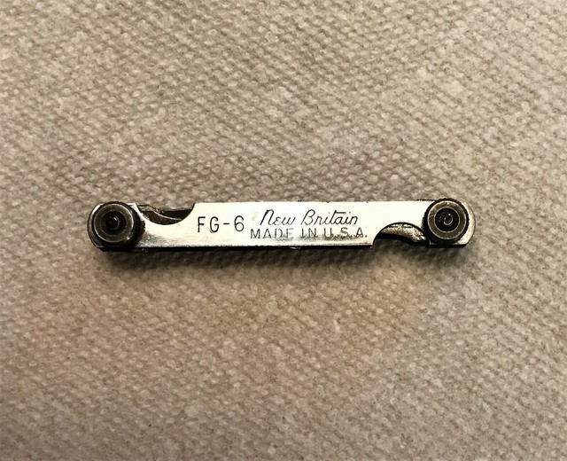 Vintage Feeler Gauge New Britain FG6 eBay