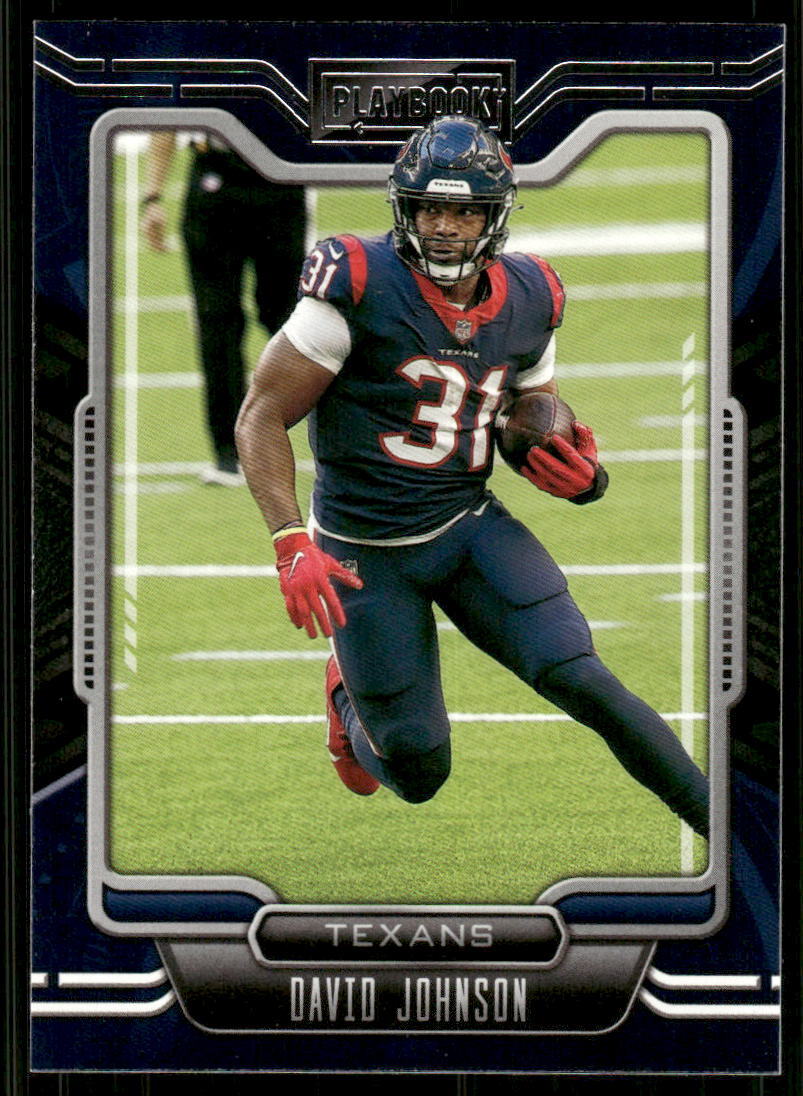 2021 Panini Playbook #34 David Johnson Purple