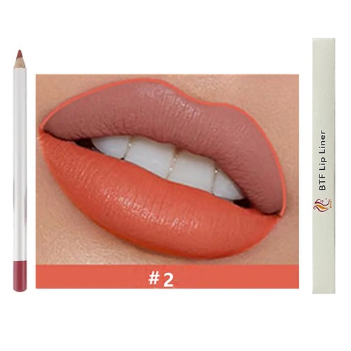 BTF 25 Colours High Pigment Long-Lasting Waterproof Matte Lipliner Lip Pencil - Picture 9 of 31