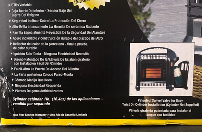 Dyna-Glo Tag-A-Long Propane Portable Heater RMC-8001SS for sale online |  eBay