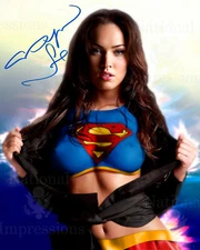Megan Fox Supergirl Autographed 8x10  Photo REPRINT
