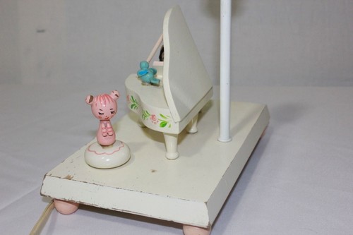 Electric Lamp Music Box Motion Snow White Blue Bird Nursery Plastic Co. Rare - Picture 8 of 10