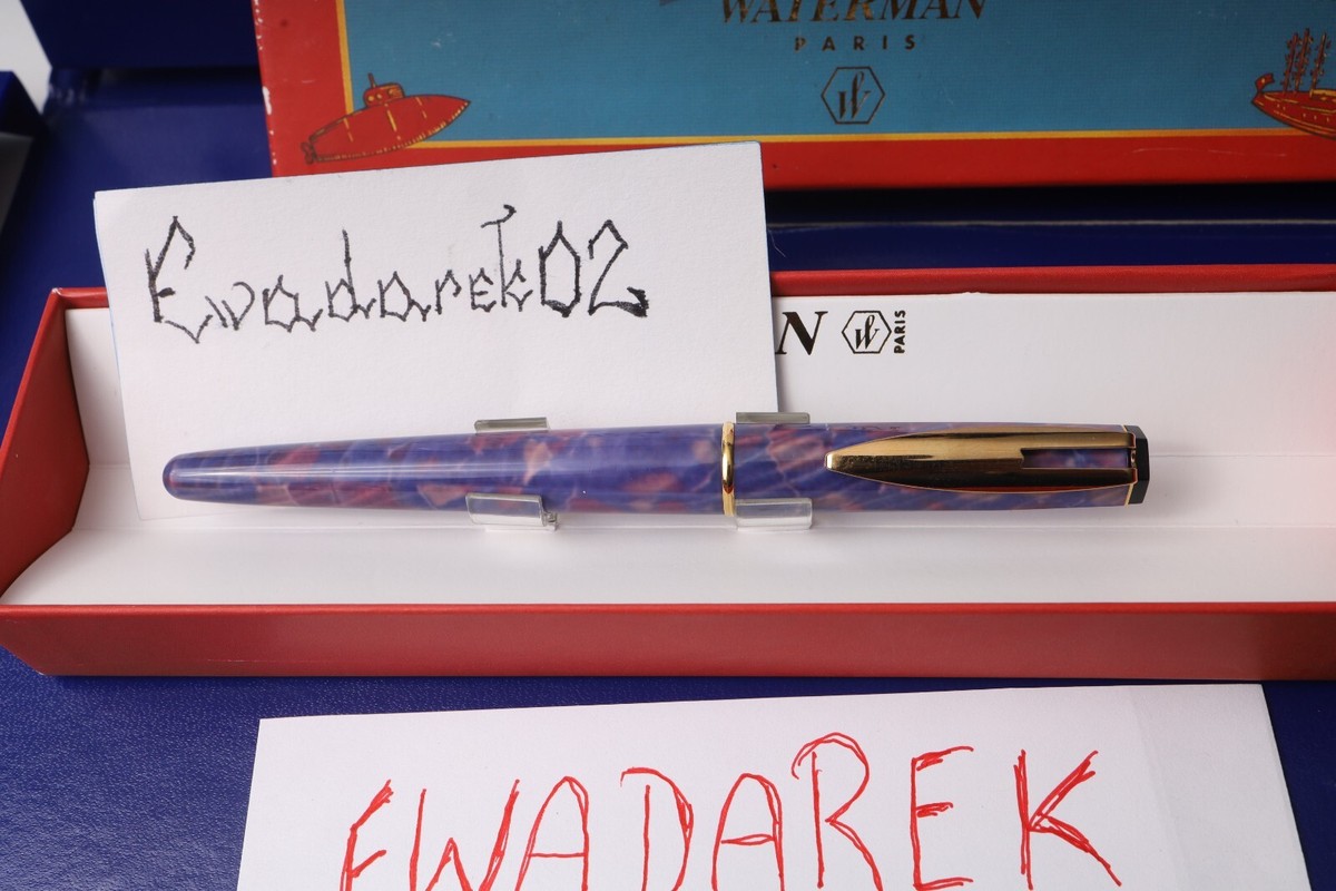 Waterman REFLEX FP, In Jules Verne Edition Box, Marble multicolors