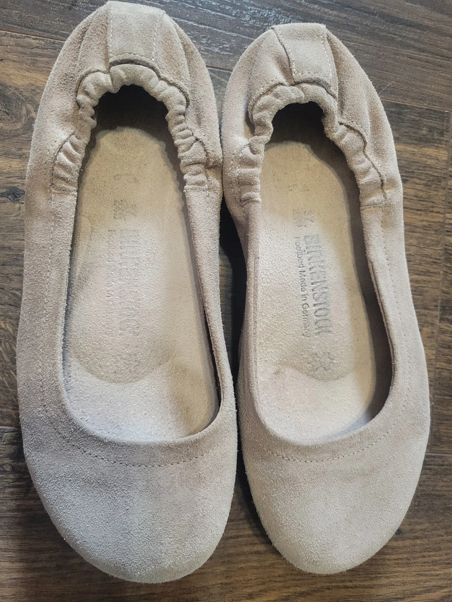 Birkenstock Celina Women s 6 6.5 US 37EU Ballet Shoes Flats Tan