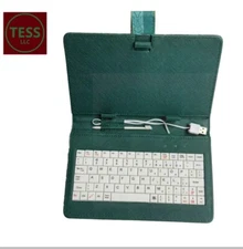 keyboard case for 7 inch tablet Model Brazil, input and USB cable.