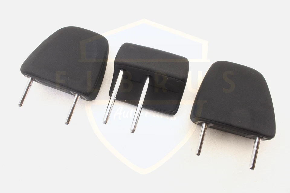 JUEGO REPOSACABEZAS CENTRAL TRASERO IZQUIERDO DERECHO TOYOTA RAV-4 16 17 18 CONSTRUIDO EN CANADÁ NEGRO OEM Foto 2 de 2