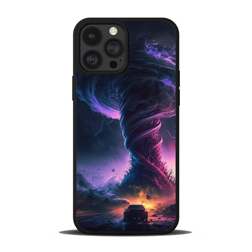 Vaporwave aesthetic tornado For iPhone SE XS XR Max 5 6 7 8 Plus Aesthetic Cover - Picture 5 of 25