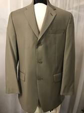 Calvin Klein Men's Blazer Grey 100 Wool Lined Size 38R NWOT