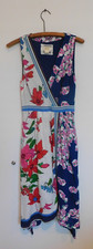 Maeve by Anthropologie Faux Wrap Mixed Print Dress Size 0