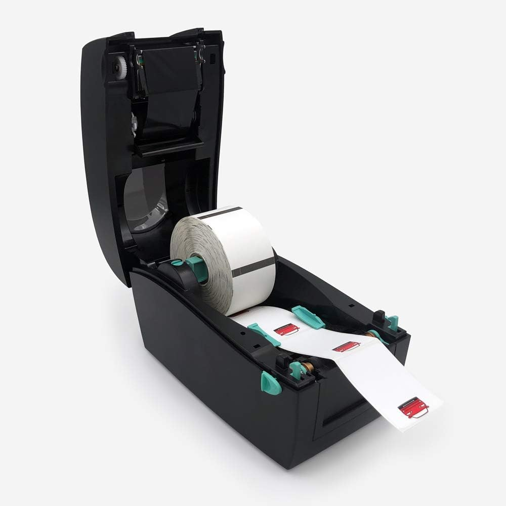 Oil Change Sticker Red Car for Smartprint or Godex Rt200I Printers