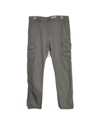 Wrangler Regular Taper Cargo Pants Gray Men's Size 36x32