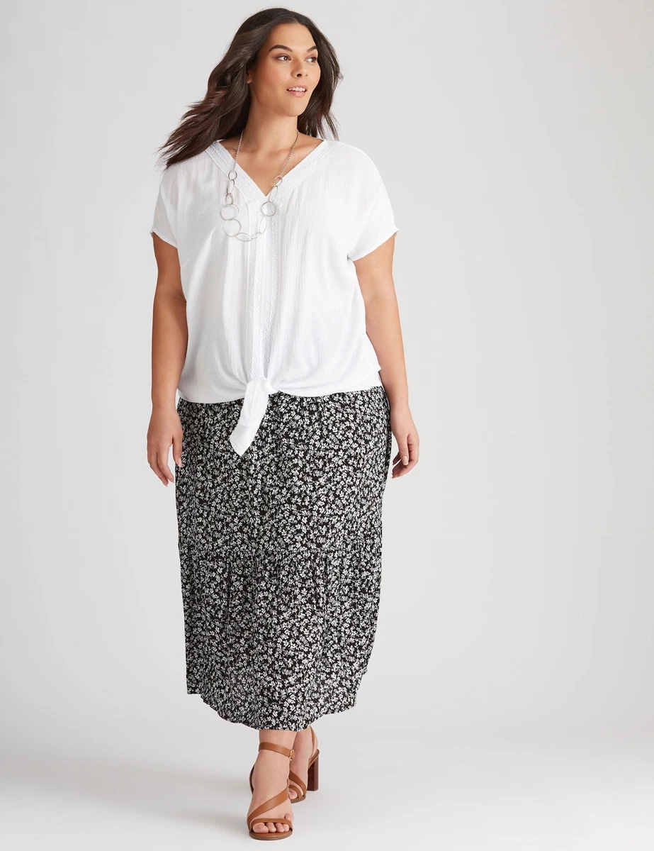 Plus size midi and maxi cheap skirts