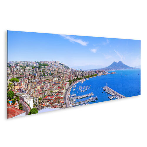 Bild auf Leinwand Napoli Schöne Küstenlinie Napoli Italien Wandbild Poster Kunst - Bild 1 von 3