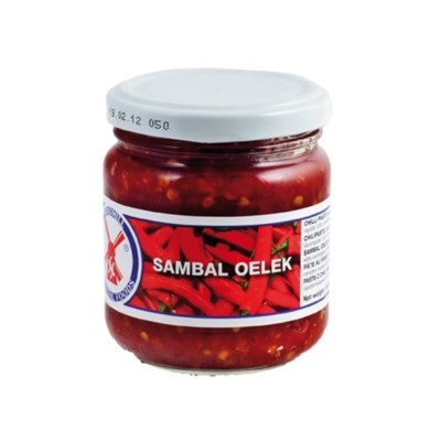 Sambal Oelek sehr scharfe Paste Chilischoten hot Chilli spicy chili olek 200g