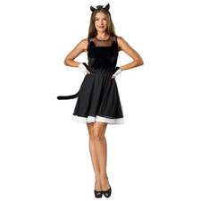 Seasons Woman's Glam Cat Costume - Small 4-6 