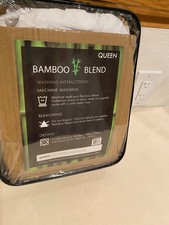 Queen size sheet set- bamboo blend, white