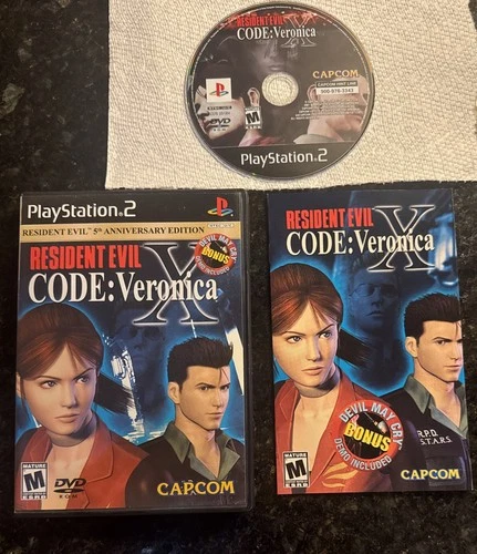 Resident Evil Code Veronica X PlayStation 2 PS2 CIB Anniversary Edition 🔥