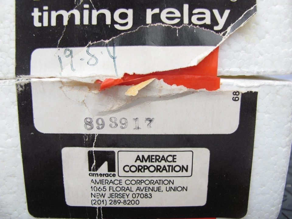 AGASTAT - 7012PE - TIME DELAY RELAY - 125VDC - 20-200 SEC - (NEW in STYRO PAC) - Image 3 of 4