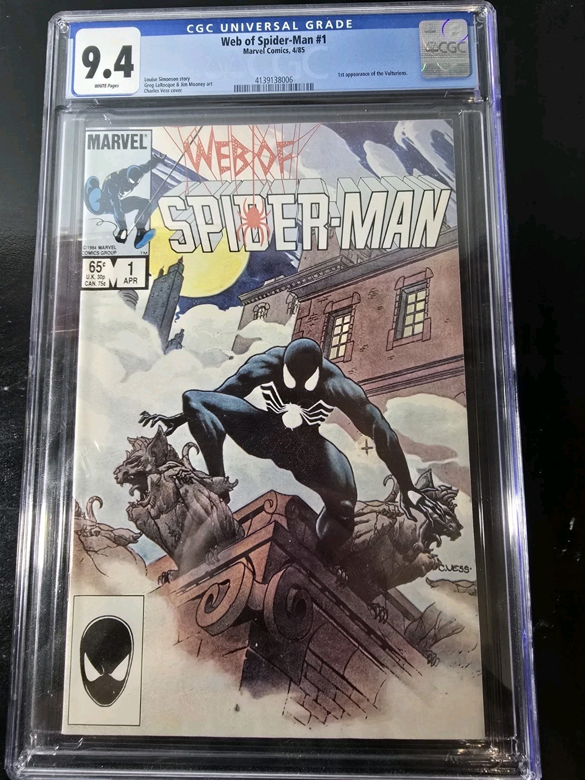 アメコミリーフ Web of Spider-Man #1 CGC 9.8 アメコミリーフ Web of Spider-Man #1 CGC 9.8 Web Of Spider